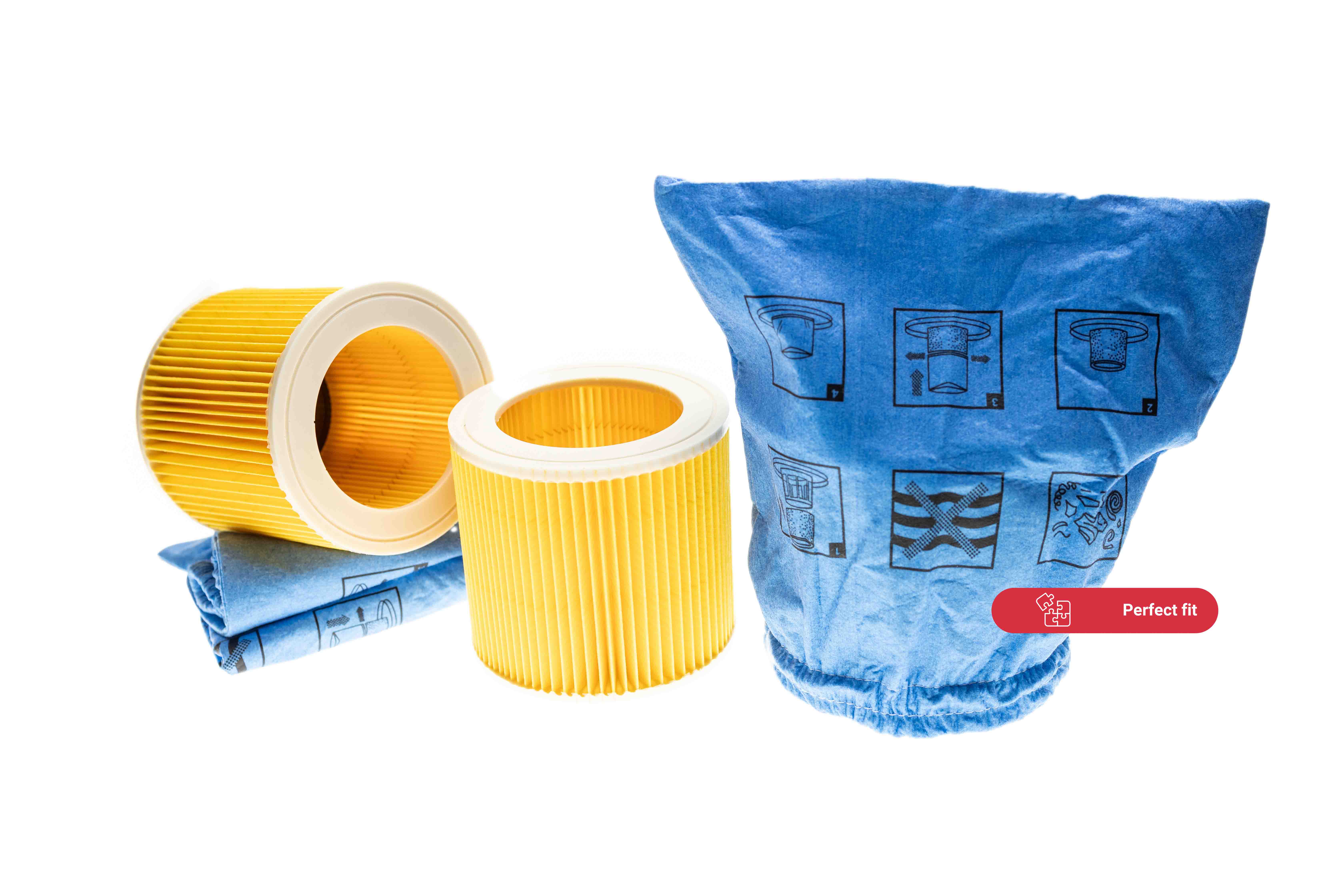 HEPA filter do vysávača KÄRCHER WD 2 Home, 3 ks